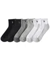 Polo Ralph Lauren Men's 6-pack Contrast Sole Sock Set In Multi