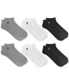 Polo Ralph Lauren Men's 6-pk. Performance No Show Liner Socks In Ghast