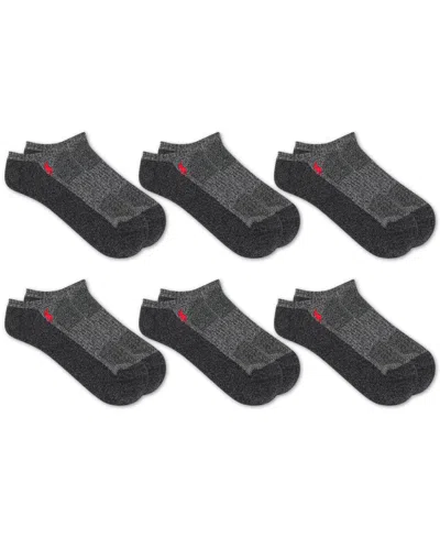Polo Ralph Lauren Men's 6-pk. Performance Red Pony Low Cut Socks In Charh
