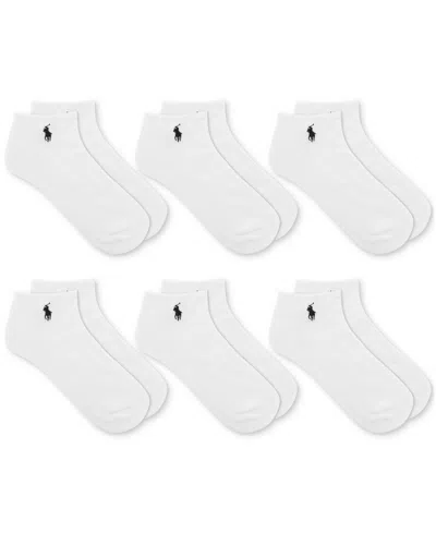 Polo Ralph Lauren Men's 6-pk. Performance Sport Low Cut Socks In White