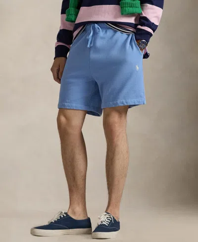 Polo Ralph Lauren Men's 6.5-inch Loopback Fleece Shorts In Blue