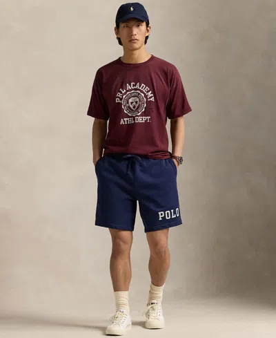 Polo Ralph Lauren Men's 7.5-inch Logo Fleece Shorts In Blue