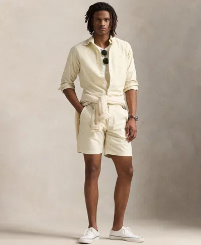 POLO RALPH LAUREN MEN'S 8-INCH POLO PREPSTER MINERAL-DYED SHORTS