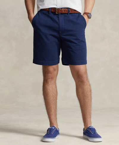 Polo Ralph Lauren Men's 8-inch Relaxed Fit Chino Shorts In Newport Navy