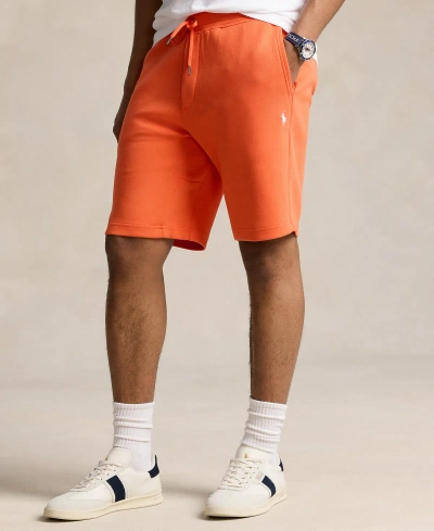 Polo Ralph Lauren Men's 9-inch Double-knit Shorts In Orange Flame
