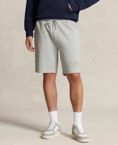 Polo Ralph Lauren Men's 9-inch Logo Double-knit Mesh Shorts In Andover Heather