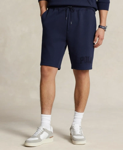 Polo Ralph Lauren Men's 9-inch Logo Double-knit Mesh Shorts In Cruise Navy