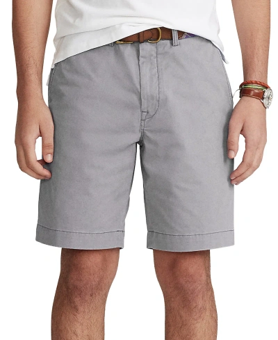 Polo Ralph Lauren Men's 9-inch Stretch Classic-fit Chino Shorts In Perfect Grey