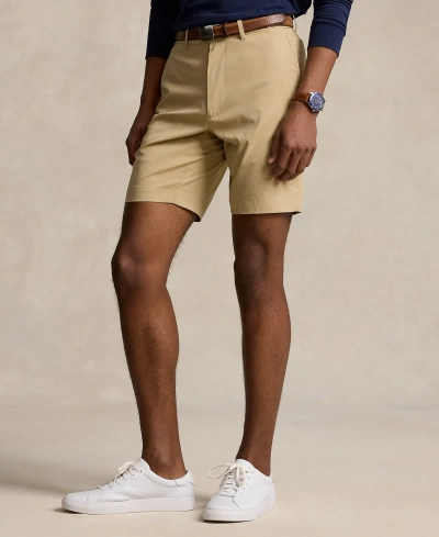 Polo Ralph Lauren Men's 9-inch Tailored Fit Performance Shorts In Classic Khaki