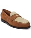 Polo Ralph Lauren Alston Two-tone Penny Loafers Men In Teak,bone