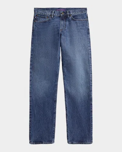 Polo Ralph Lauren Men & Apos;s Italian Denim Straight-fit Jeans In Classic Me