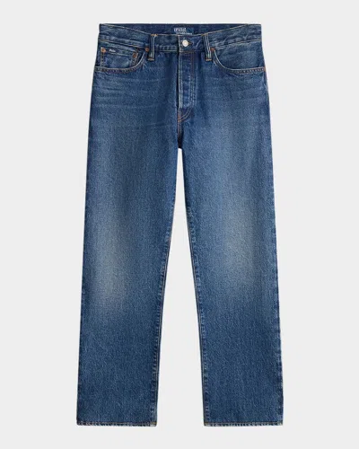 Polo Ralph Lauren Men & Apos;s Rigid Denim Straight-leg Jeans In Blue
