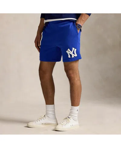 Polo Ralph Lauren Men's And Women's Royal Yankees Fleece Shorts