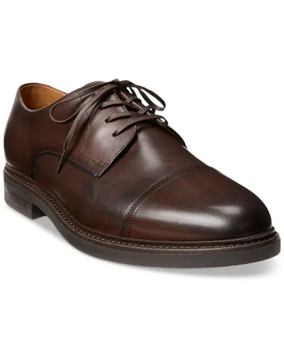 POLO RALPH LAUREN MEN'S ASHER LEATHER CAP-TOE DRESS SHOE