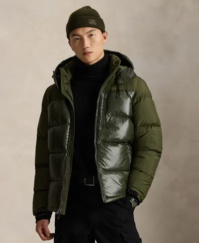 Polo Ralph Lauren Men's Assorted Gorham Two-tone Mock Neck Jacket In Green
