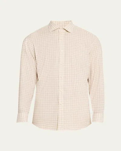 Polo Ralph Lauren Men's Aston Brushed Tattersall Sport Shirt In Cmbrncrm
