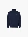 Polo Ralph Lauren Mens Aviator Navy Brand-embroidery High-neck Regular-fit Cotton And Recycled-polyester Sweatshirt Xx In Aviator Navy