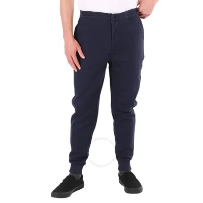 Polo Ralph Lauren Men's Aviator Navy Double-knit Jogging Pants In Black