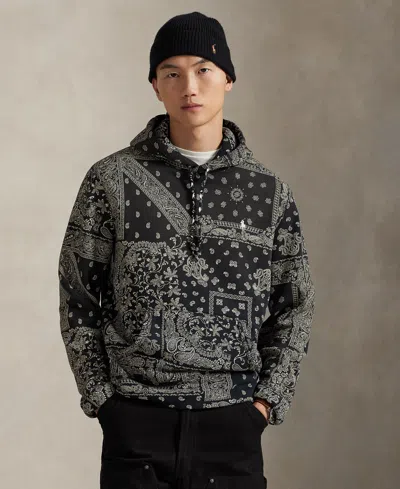 POLO RALPH LAUREN MEN'S BANDANNA PRINT HOODIE