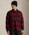 Polo Ralph Lauren Buffalo Check Wool Blend Jacket In Multi