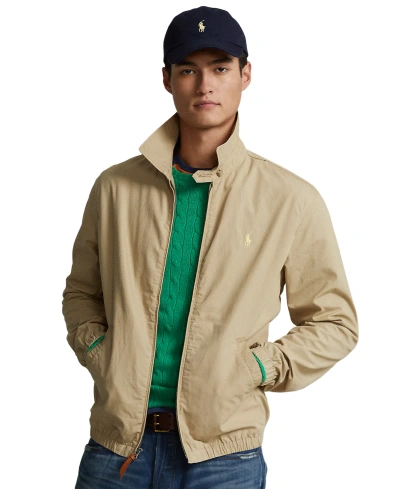 Polo Ralph Lauren Men's Bayport Windbreaker, Created For Macy's In Vintage Khaki