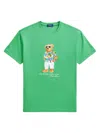 Polo Ralph Lauren Polo Bear Graphic T-shirt In Vineyard Green Beach Bear