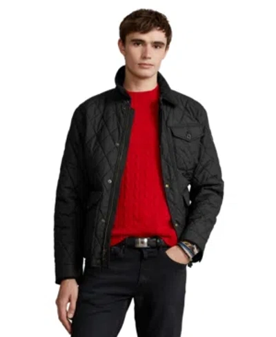 Polo Ralph Lauren Beaton Quilted Water-repellent Jacket In Black