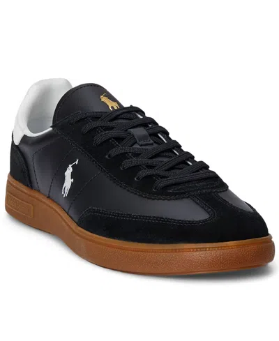 Polo Ralph Lauren Men's Bedford Leather & Suede Sneakers In Multi