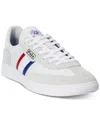 Polo Ralph Lauren Low-top Leather Sneakers In Gray