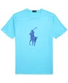 Polo Ralph Lauren Men's Big & Tall Big Pony Jersey T-shirt In Turquoise Nova