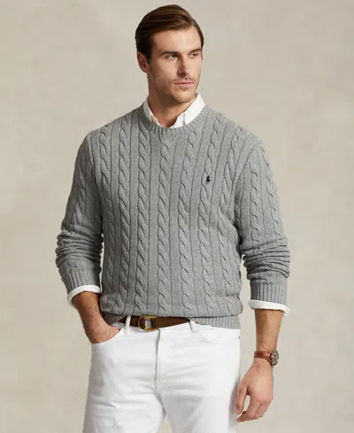 Polo Ralph Lauren Cable-knit Jumper In Gray