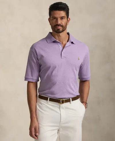 Polo Ralph Lauren Men's Big & Tall Classic Fit Soft Cotton Polo In Purple