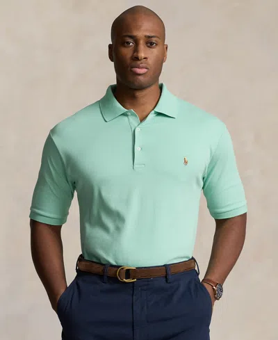 Polo Ralph Lauren Men's Big & Tall Classic Fit Soft Cotton Polo In Celadon