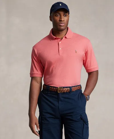 Polo Ralph Lauren Classic Fit Soft Cotton Polo Shirt In Highland Rose Heather