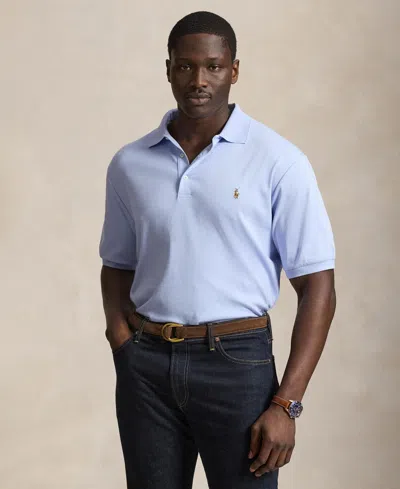 Polo Ralph Lauren Men's Big & Tall Classic Fit Soft Cotton Polo In Blue