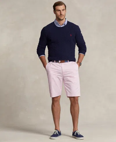 Polo Ralph Lauren Men's Big & Tall Classic-fit Stretch Cotton Twill Shorts In Carmel Pink