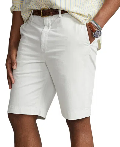Polo Ralph Lauren Men's Big & Tall Classic-fit Stretch Cotton Twill Shorts In Deckwash White