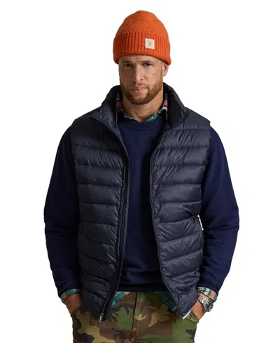 Polo Ralph Lauren Men's Big & Tall Colden Packable Down Vest In Blue