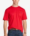 Polo Ralph Lauren Classic Fit Jersey Pocket Tee In Red