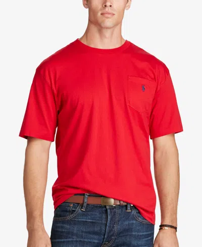 POLO RALPH LAUREN MEN'S BIG & TALL CREW-NECK POCKET T-SHIRT
