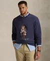 Polo Ralph Lauren Hoodie Man Ralph Lauren - Lscnm4 Long Sleeve Sweatshirt - Blue In Blue