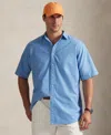 Polo Ralph Lauren Men's Big & Tall Garment-dyed Oxford Shirt In Blue