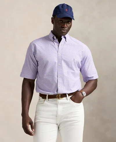 Polo Ralph Lauren Men's Big & Tall Gingham Oxford Shirt In Pink