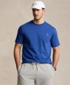 Polo Ralph Lauren Tailored Crewneck T-shirt With Short Sleeves In Beach Royal