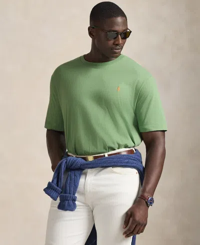 Polo Ralph Lauren Men's Big & Tall Jersey Crewneck T-shirt In Green