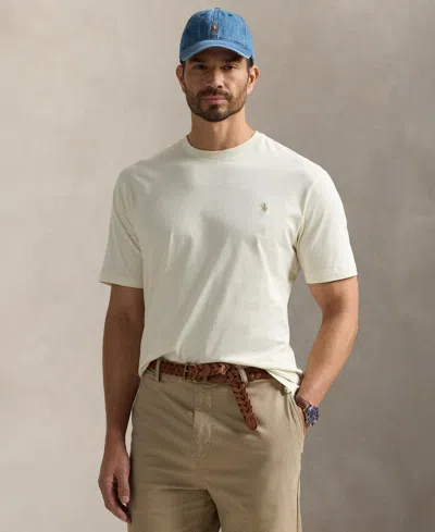 Polo Ralph Lauren Men's Big & Tall Jersey Crewneck T-shirt In Neutral
