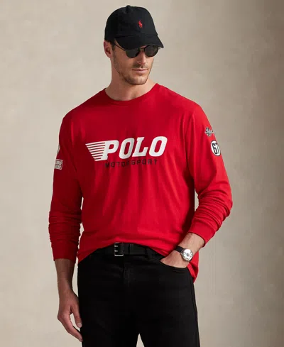 Polo Ralph Lauren Men's Big & Tall Jersey Graphic T-shirt In Red