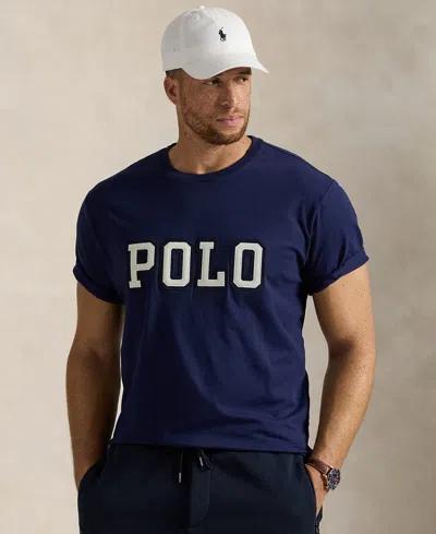 POLO RALPH LAUREN MEN'S BIG & TALL LOGO JERSEY T-SHIRT