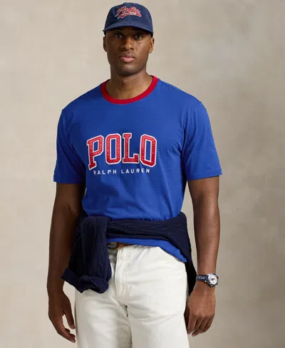 Polo Ralph Lauren Men's Big & Tall Logo Jersey T-shirt In Sapphire Star