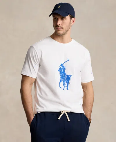 Polo Ralph Lauren Men's Big & Tall Logo Jersey T-shirt In White